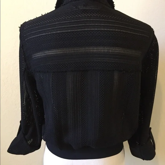 Elie Tahari Black Jacket Size S - Picture 7 of 8